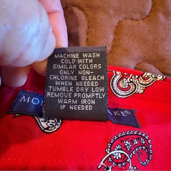 Mountain Lake Casuals paisley print combo top is xl skirt is a size 12 - Picture 12 of 14